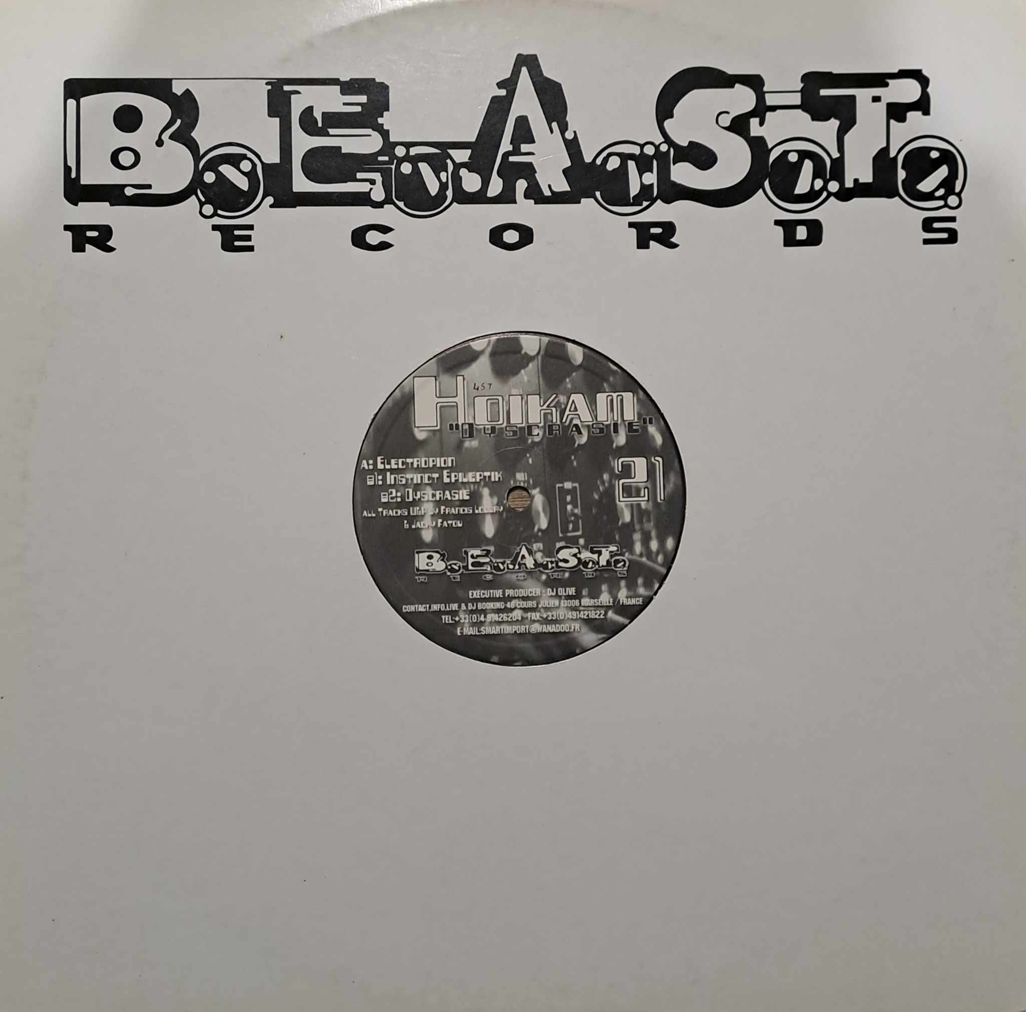 B.E.A.S.T. 21 - vinyle hardcore